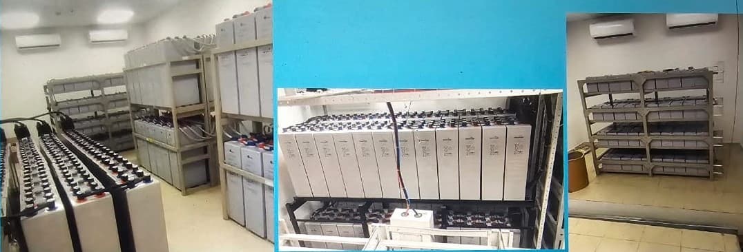 Batteries 2V 2000AH et 12V120AH pour grande capacité de stockage d'énergie électrique pour Des Nano & Micro centrales Solaires, DATA CENTERS, Lignes de production ininterrompues, etc.